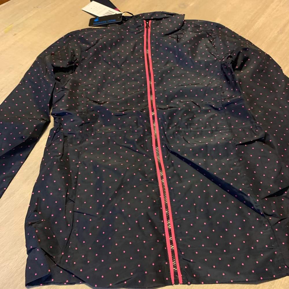 Poke a dot windbreaker water resistant